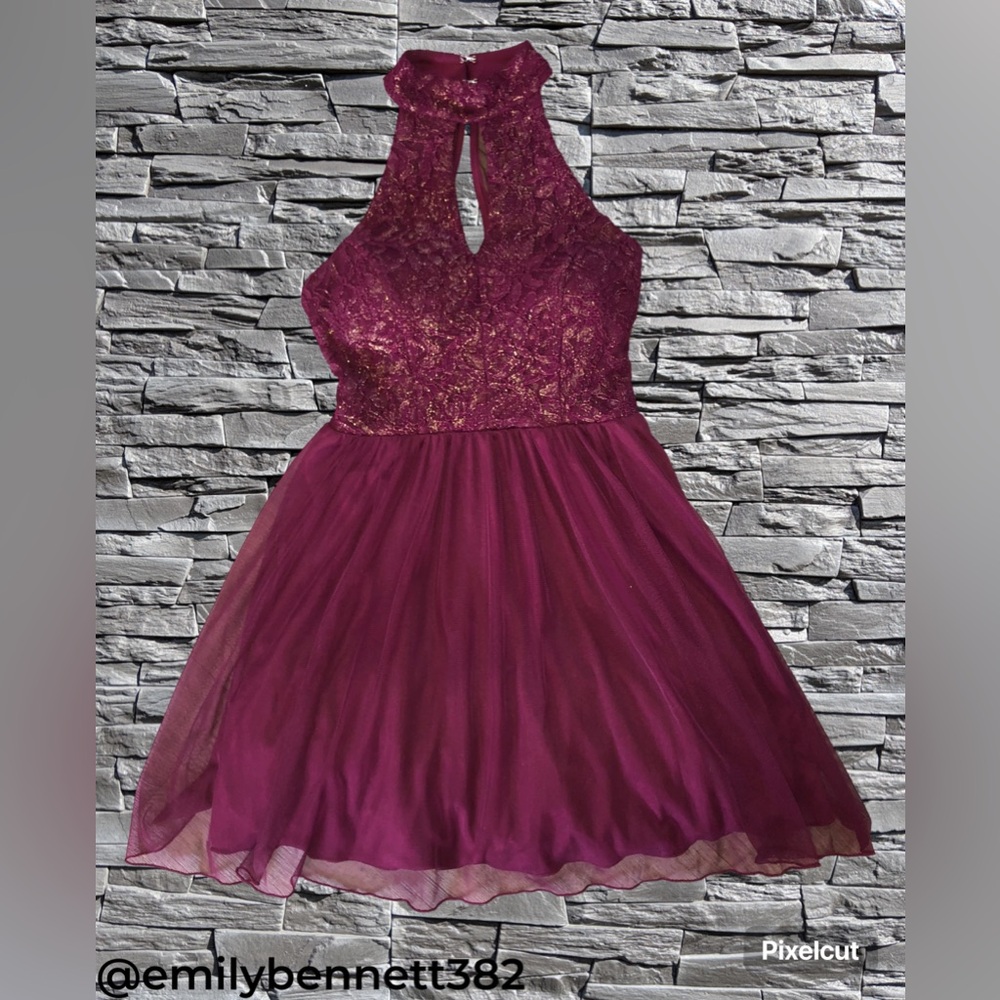 Burgandy Dress